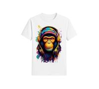 A2Z 4 Kids Boys Girls 3D Graphic T Shirt Crew Neck Short Sleeve - T Shirt 560 Monkey 13-14