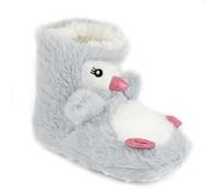 A2Z 4 Kids Boys Girls Cute 3D Animal Novelty Booties Winter Plush Warm Shoes - Boot AZ31973 Penguin 13/1 UK Ch