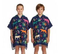 A2Z 4 Kids Boys Girls Hooded Towel Poncho Quick Dry Soft Microfibre Beach - Hooded Towel Jungle Panther One Size