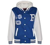 A2Z 4 Kids B.B Hooded Jacket R Fashion NYC/FOX Varsity - B.B Royal 11-12