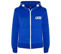 A2Z 4 Kids Boys Girls Jackets Fleece Geek Print Hooded Hoodie Zipped Top - Geek Zipper Royal 9-10