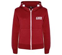 A2Z 4 Kids Boys Girls Jackets Fleece Geek Print Hooded Hoodie Zipped Top - Geek Zipper Wine 11-12