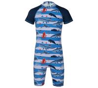 A2Z 4 Kids Boys Girls One Piece Swimming Costume Short Sleeve All in One Swimsuit - SW Swimsuit 903 Sea Animals 9-10
