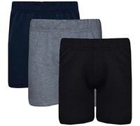 A2Z 4 Kids Boys Girls PE School Chino Shorts Casual Knee Length - Basic Shorts 3 Pack Blk/Grey/Navy 13
