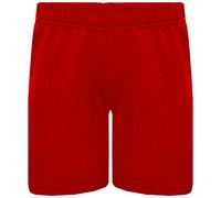 A2Z 4 Kids Boys Girls PE School Chino Shorts Casual Knee Length - Basic Shorts Red 7-8