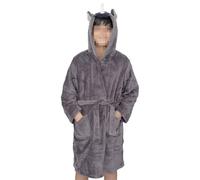 A2Z 4 Kids Boys Girls Rhino Hooded - Bathrobe Rhino 3-4