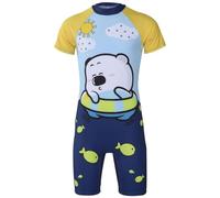 A2Z 4 Kids Boys Girls Short Sleeve - SW Swimsuit 906 Polar Bear 9-10