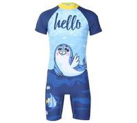 A2Z 4 Kids Boys Girls Swimsuit Short Sleeve One Piece Swimming Costume Narwhal Giraffe Astronaut - SW Swimsuit 906 Sea Lion 7-8