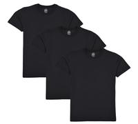 A2Z 4 Kids Boys Girls T Shirts Plain Summer Tank Top & Tees - T Shirt PL Black 3 Pack 2-3