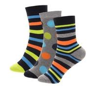 A2Z 4 Kids Boys Girls Thermal Socks Ultimate Winter - Socks AZ851 Spotty 3 Pack 7-10