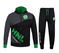 A2Z 4 Kids Boys Girls Tracksuits Hooded Top Bottom Jogging Suit - T.S HNL Dady Lime_.11-12