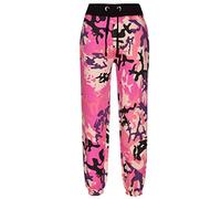 A2Z 4 Kids Boys Girls Trouser Jogging Joggers Pants Tracksuit Sweatpants Bottom - Fleece Trouser Camo Baby Pink 7-8.
