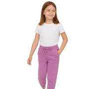 A2Z 4 Kids Boys Girls Trouser Jogging Joggers Pants Tracksuit Sweatpants Bottom - Fleece Trouser Lilac 7-8