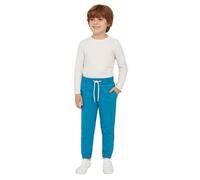 A2Z 4 Kids Boys Girls Trouser Jogging Joggers Pants Tracksuit Sweatpants Bottom - Fleece Trouser Turquoise 7-8.