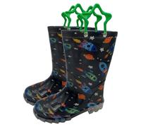 A2Z 4 Kids Boys Girls Wellington Boots Kid Space Rocket - Wellies 1413 Rocket 8 UK Child
