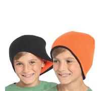 A2Z 4 Kids Boys Hat Plain Reversible Beanies Lightweight Soft Stretchy Fleece Warm Winter Stylish Caps Comfortable for Daily Wear Casual Outdoor Adventure Hats