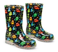 A2Z 4 Kids Boys Monsters Non-Slip - Wellies Monstar 1 UK