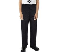 A2Z 4 Kids Boys Pants Plain Regular Fit School Elasticated Waist - Boys UF Pant 780 Jet Black 11-12