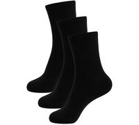 A2Z 4 Kids Boys PE School Sports Socks Breathable Athletic Cotton Crew Trainer - Socks AZ974 Black 3 Pack 11-14