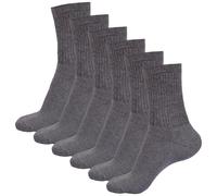 A2Z 4 Kids Boys PE School Sports Socks Breathable Athletic Cotton Crew Trainer - Socks AZ974 Grey 3 Pack 7-10