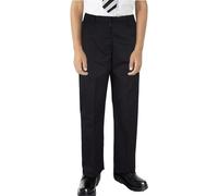 A2Z 4 Kids Boys Plain School Uniform Pants Pull Up Regular - Boys UF Pant 781 Jet Black 11-12