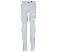 A2Z 4 Kids Boys Ripped Denim Jeans - Jeans JN58 White 13