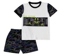A2Z 4 Kids Boys Robot Pyjama Set Two Piece - PJS 167 The Future Black._11-12