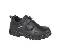 A2Z 4 Kids Boys School Shoes Kids Trekking Boots Double Strap Touch Fasten Sneakers Wide Fit Trainers - SCH Shoes Twister Black 11 UK Ch