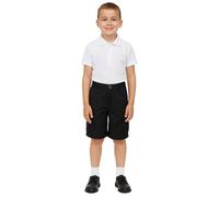 A2Z 4 Kids Boys School Uniform Cargo Shorts Pull Up Regular Fit Half Elasticated Waist Lightweight School Wear Trouser Age 3-13 Years