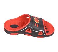 A2Z 4 Kids Boys Summer Pool Sliders Beach Walking Sandals Quick Dry - Slider AZ33333 Red 3 UK