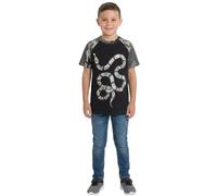 A2Z 4 Kids Boys T Shirts Kids Cotton Snake Camouflage Contrast Panel T Shirts Soft Feel Tee Ringspun for Boys 5-13 Years