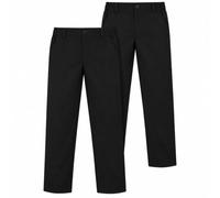 A2Z 4 Kids Boys Teens Plain Black School Uniform Pull On Regular Fit Pants | Mid Rise Design Cotton Fabric Classic Straight Leg Everyday Classroom Wear Comfortable Back to School Essential 3 to 18 Years