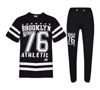 A2Z 4 Kids Boys Top Kids Designer's Brooklyn New York 76 Athletic - Boys Brooklyn 76 Set Black 13