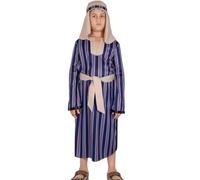 A2Z 4 Kids Boys Xmas Nativity Villager Costume Attire Shepherd Townspeople - Villager Costume 12-14