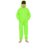 A2Z 4 Kids Children Plain Camouflage Jumpsuit Super Soft - Onesie Plain Neon Green 5-6