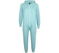 A2Z 4 Kids Children Plain Camouflage Jumpsuit Super Soft - Plain Onesie Aqua 3-4.