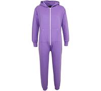 A2Z 4 Kids Children Plain Camouflage Jumpsuit Super Soft - Plain Onesie Lilac 7-8