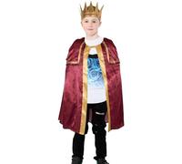 A2Z 4 Kids Christmas King Wiseman Costume Xmas Nativity Three Kings Wise Man Outfit Nativity School Plays - Wise Man Costume Wine 6-8