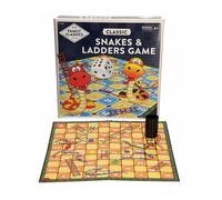 A2Z 4 Kids Classic Snakes and Ladders Game 2-6 Players Family Board with Folding Colourful Board Dice & Counters Fun Educational Counting for Kids Boys & Girls Ages 3+
