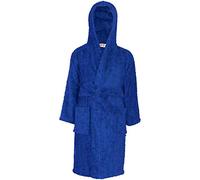 A2Z 4 Kids Cotton Towelling Hooded Bathrobe Girls Boys Beach Pool Robe Sets | Plush Towelling Dressing Gown Swimming Surfing Pool Wear Ages 2 to 13 Years