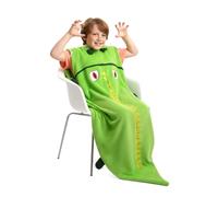 A2Z 4 Kids Crocodile Kids Wearable Soft Fleece Sleeping Blanket Crocodile One Size