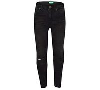 A2Z 4 Kids Denim Ripped Jeans Comfort Stretch Skinny Pants Trousers - Girls Jeans Ripped Jet Black 13.