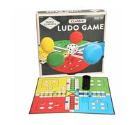 A2Z 4 Kids Family Classics Ludo Board Game for 2 to 4 Players with Colourful Folding Game Board Dice Cup and Pieces Portable Traditional Family Game Set for Children Ages 6+