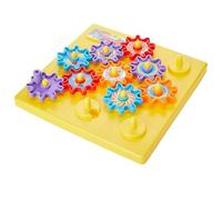 A2Z 4 Kids Fun Time Gears Board Game for Children Interlocking Gear Set, STEM Learning Educational Toy Fine Motor Skills Puzzle Activity for Boys & Girls Aged 24+ Months