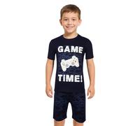 A2Z 4 Kids Game Time Navy Pyjama Set Contrast Colour PJS Matching - PJS 166 S Navy._2-3