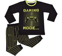 A2Z 4 Kids Gaming Mode Lime Pyjama Set Contrast PJS Matching Top Bottom Pyjamas - PJS 169 Gaming Mode Lime._11-12