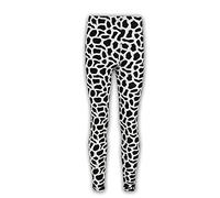 A2Z 4 Kids Giraffe Girls Giraffe Leggings Soft Stretchy Trendy Lightweight Casual Wear Fashionable for Summer - Legging Black 5-6