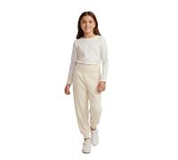 A2Z 4 Kids Girls Ali Baba Harem Trousers Plain Fashion Pants Cream