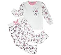A2Z 4 Kids Girls Ballerina Print Children PJs 2 Piece Cotton Set Lounge Suit- PJS 168 Dance Baby Pink._7-8
