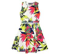 A2Z 4 Kids Girls Belted Sleeveless Swing Dress Summer Dance Fashion Style | Lightweight Flared Outfit With Waist Detail For Parties Ages 5-13